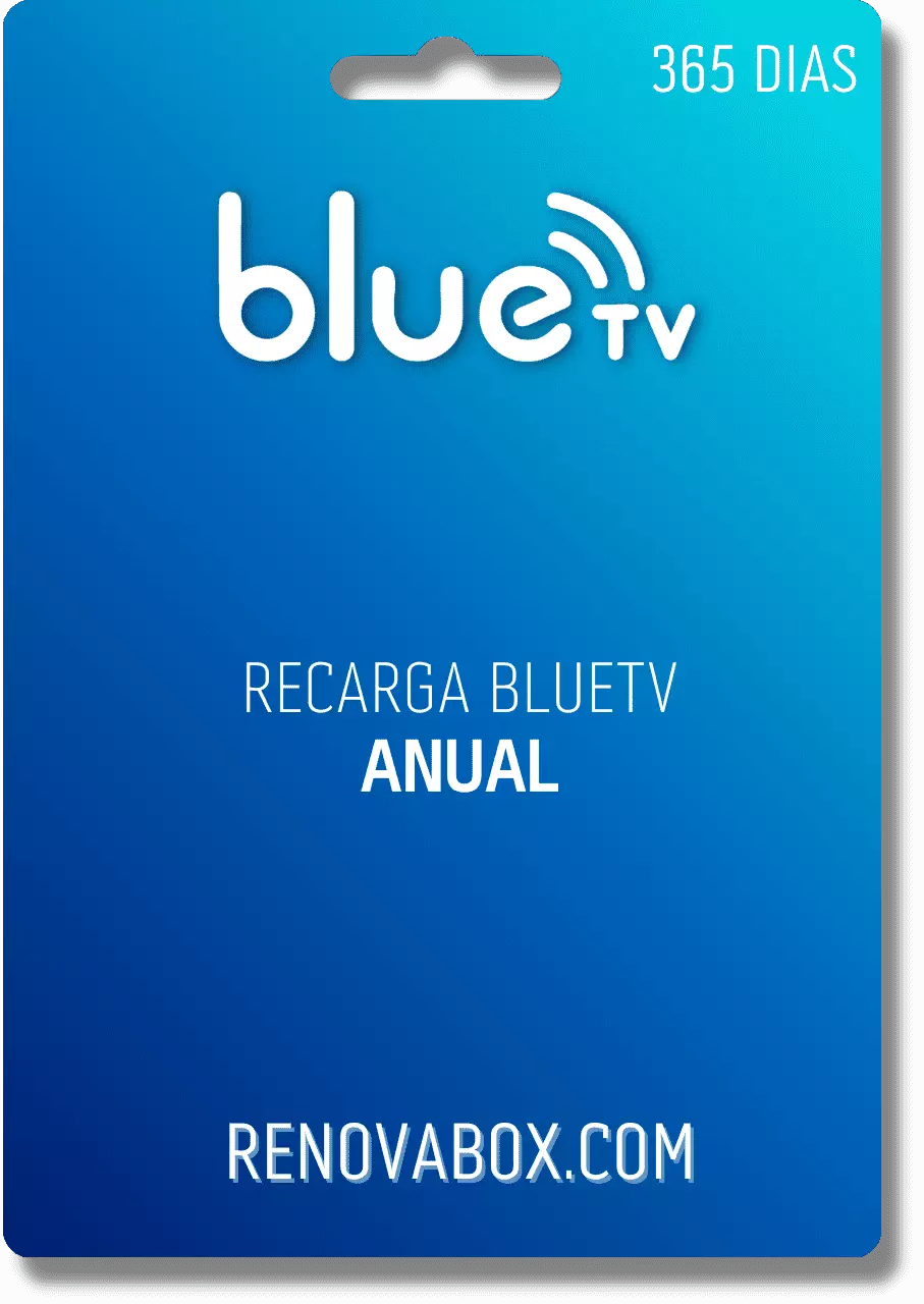 Imagem ilustrativa da recarga  BlueTV (Anual)