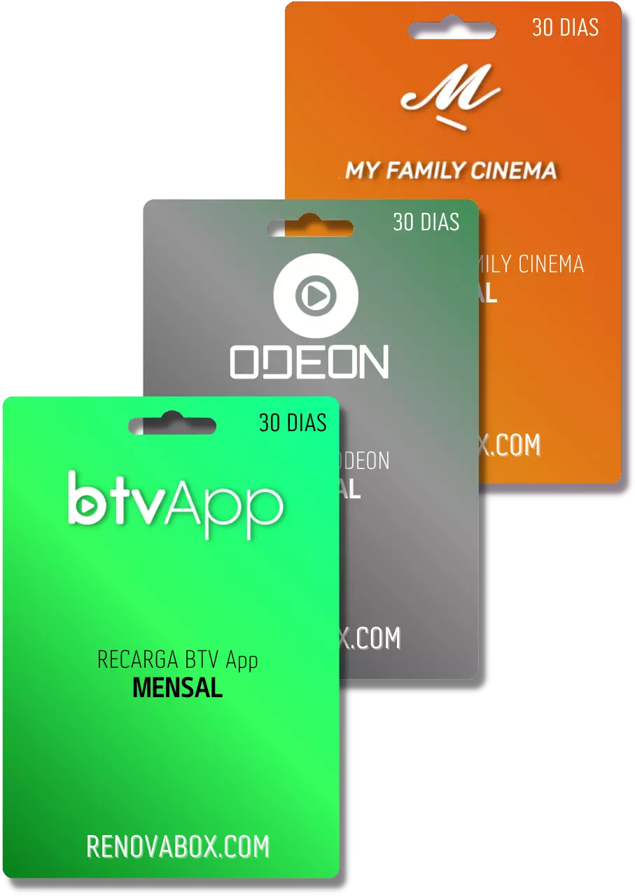 Imagem ilustrativa da recarga  BTV APP + MFC + Odeon (Mensal)